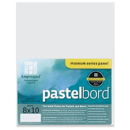 Ampersand Pastelbord Panel - 8" x 10", 1/8" Profile, White