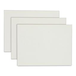 Ampersand Pastelbord Panel - 6" x 8", 1/8" Profile, White, Pkg of 3 out of package