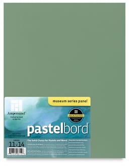 Ampersand Pastelbord - Green panel shown with label