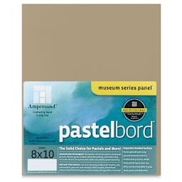 Ampersand Pastelbord Panel - 8" x 10", 1/8" Profile, Sand