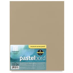 Ampersand Pastelbord Panel - 11" x 14", 1/8" Profile, Sand