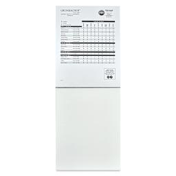 Grumbacher Acrylic Tapebound Pad - 11" x 14", 24 sheets, 140 lb open to first sheet