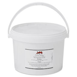 Michael Harding Non-Absorbent Acrylic Primer - Clear, 2.5 Liter, Bucket - with handle raised