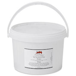 Michael Harding Non-Absorbent Acrylic Primer - White, 2.5 Liter, Bucket - handle raised