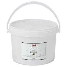 Michael Harding Non-Absorbent Acrylic Primer - Olive Green, 2.5 Liter, Bucket - handle raised