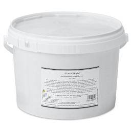 Michael Harding Non-Absorbent Acrylic Primer - Raw Sienna (Transparent), 2.5 Liter, Bucket - back
