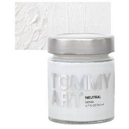 Tommy Art Gesso - Neutral, 4.7 oz (140 ml) and swatch