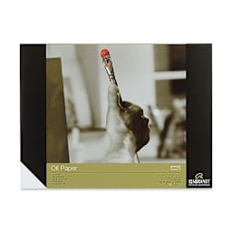 Rembrandt Oil Paper Block - Top view of Cover of Paper Block