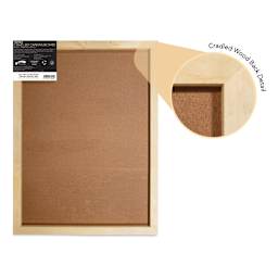 Fredrix Cradled Canvas Board (Cradled Wood Back Detail)