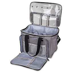 ArtBin Needleworks Project Bag - Grey (empty, top and side open)