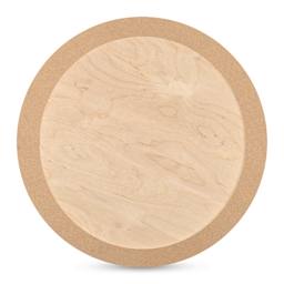 American Easel Cradled Round Birch Painting Panel - 16" Dia. x 7/8" D (Back)