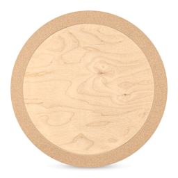 American Easel Cradled Round Birch Painting Panel - 20" Dia. x 7/8" D (Back)