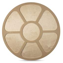 American Easel Cradled Round Birch Painting Panel - 30" Dia. x 7/8" D - back