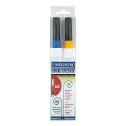 Fineline Empty Applicator Ink Pens - Set of 2, Assorted (front of package)
