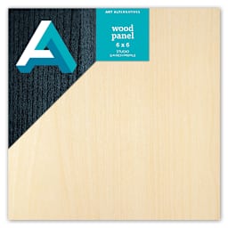 Art Alternatives Classic Wood Panel, Studio, .75 in Profile, 6 in x 6 in