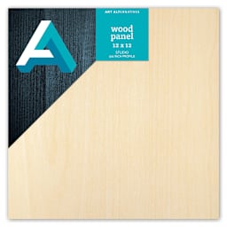 Art Alternatives Classic Wood Panel, Studio, .75 in Profile, 12 in x 12 in