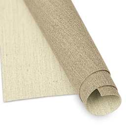 Artfix Absorbent Gray Linen Canvas by the Yard - Coarse 85" x 1 yd