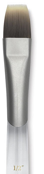 Princeton Glacier Series 4950 Synthetic Brushes - Closeup of Wash brush