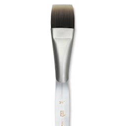 Princeton Synthetic Clear Handle Brush - Wash, Short Handle, 3/4"