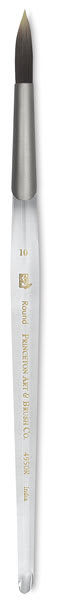 Princeton Glacier Series 4950 Synthetic Brushes - Round brush shown upright