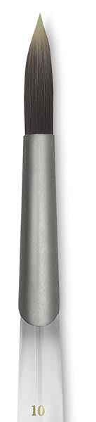 Princeton Glacier Series 4950 Synthetic Brushes - Closeup of Round Brush