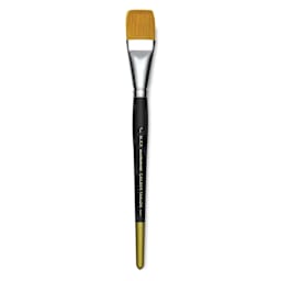 Blick Masterstroke Golden Taklon Brush - Flat, Short Handle, Size 1"