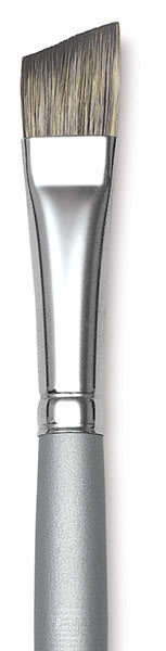 Dynasty Faux Squirrel Brushes - Closeup of tip of Angular Brush
