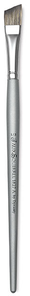 Dynasty Faux Squirrel Brushes - Angular Brush shown upright