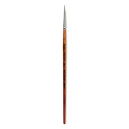 Silver Brush Golden Natural Brush - Round, Short Handle, Size 0