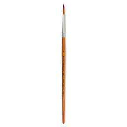 Silver Brush Golden Natural Brush - Round, Short Handle, Size 6