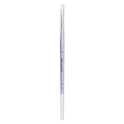 Silver Brush Silverwhite Synthetic Brush - Bright, Short Handle, Size 4