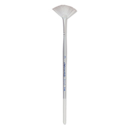 Silver Brush Silverwhite Synthetic Brush - Fan, Short Handle, Size 2