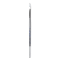 Silver Brush Silverwhite Synthetic Brush - Filbert, Short Handle, Size 8