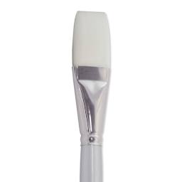Silver Brush Silverwhite Synthetic Brush - Stroke, Short Handle, 1" close up