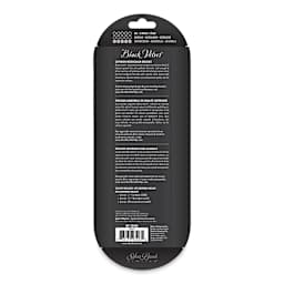 Silver Brush Black Velvet Watercolor Brush Set - Plein Air, Set of 3 (back of package)