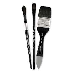Silver Brush Black Velvet Watercolor Brush Set - Plein Air, Set of 3
