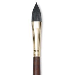 Princeton Neptune Synthetic Squirrel Brush - Oval Wash, Short Handle, Size 1/2"