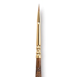 Escoda Reserva Kolinsky-Tajmyr Sable Brush - Bright, Short Handle, Size 0 (close-up)