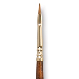 Escoda Reserva Kolinsky-Tajmyr Sable Brush - Bright, Short Handle, Size 1 (close-up)