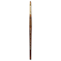Escoda Reserva Kolinsky-Tajmyr Sable Brush - Bright, Short Handle, Size 4 (full length)