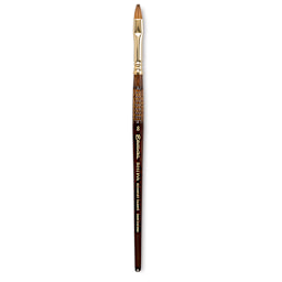 Escoda Reserva Kolinsky-Tajmyr Sable Brush - Bright, Short Handle, Size 8 (full length)