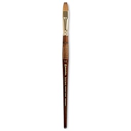Escoda Reserva Kolinsky-Tajmyr Sable Brush - Bright, Short Handle, Size 12 (full length)