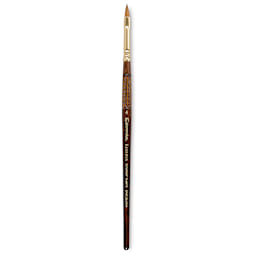 Escoda Reserva Kolinsky-Tajmyr Sable Brush - Filbert, Short Handle, Size 4 (full length)