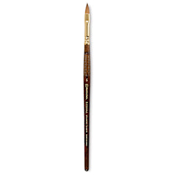 Escoda Reserva Kolinsky-Tajmyr Sable Brush - Filbert, Short Handle, Size 6 (full length)