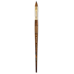 Escoda Reserva Kolinsky-Tajmyr Sable Brush - Filbert, Short Handle, Size 12 (full length)