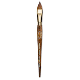 Escoda Reserva Kolinsky-Tajmyr Sable Brush - Filbert, Short Handle, Size 18 (full length)