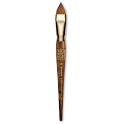 Escoda Reserva Kolinsky-Tajmyr Sable Brush - Filbert, Short Handle, Size 20 (full length)