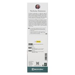 Escoda Signature Brush Set 2 - Nicholas Simmons, back of the packaging