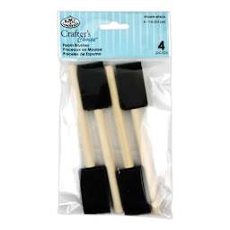 Royal Brush Foam Brush Set of 4, 1"
