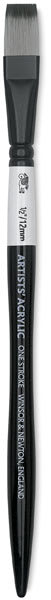 Winsor & Newton Artists' Acrylic Brushes - One Stroke, Short Handle